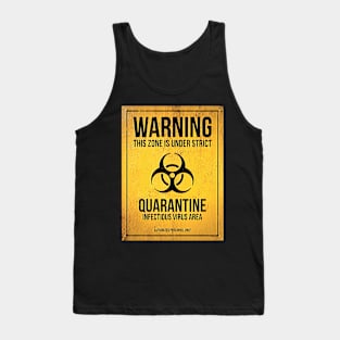 Corona Quarantine Zone Tank Top